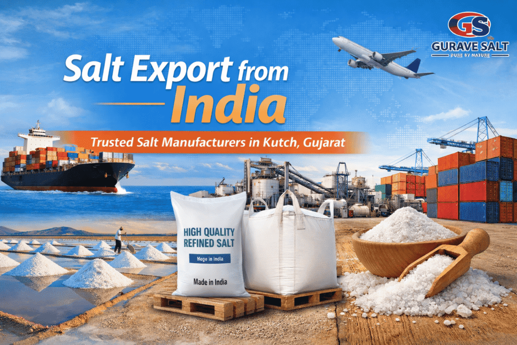 Salt Export from India: Why Global Buyers Trust Salt Manufacturers