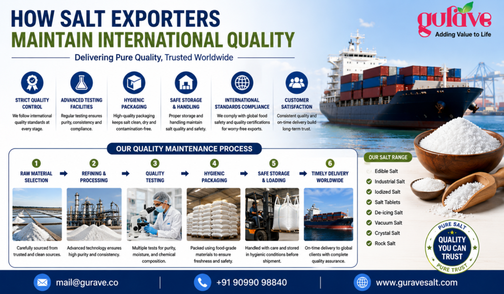 How Salt Exporters Maintain International Quality