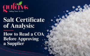 Salt Certificate of Analysis: How to Read a COA Before Approving a Supplier