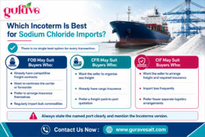 Which Incoterm Is Best for Sodium Chloride Imports?