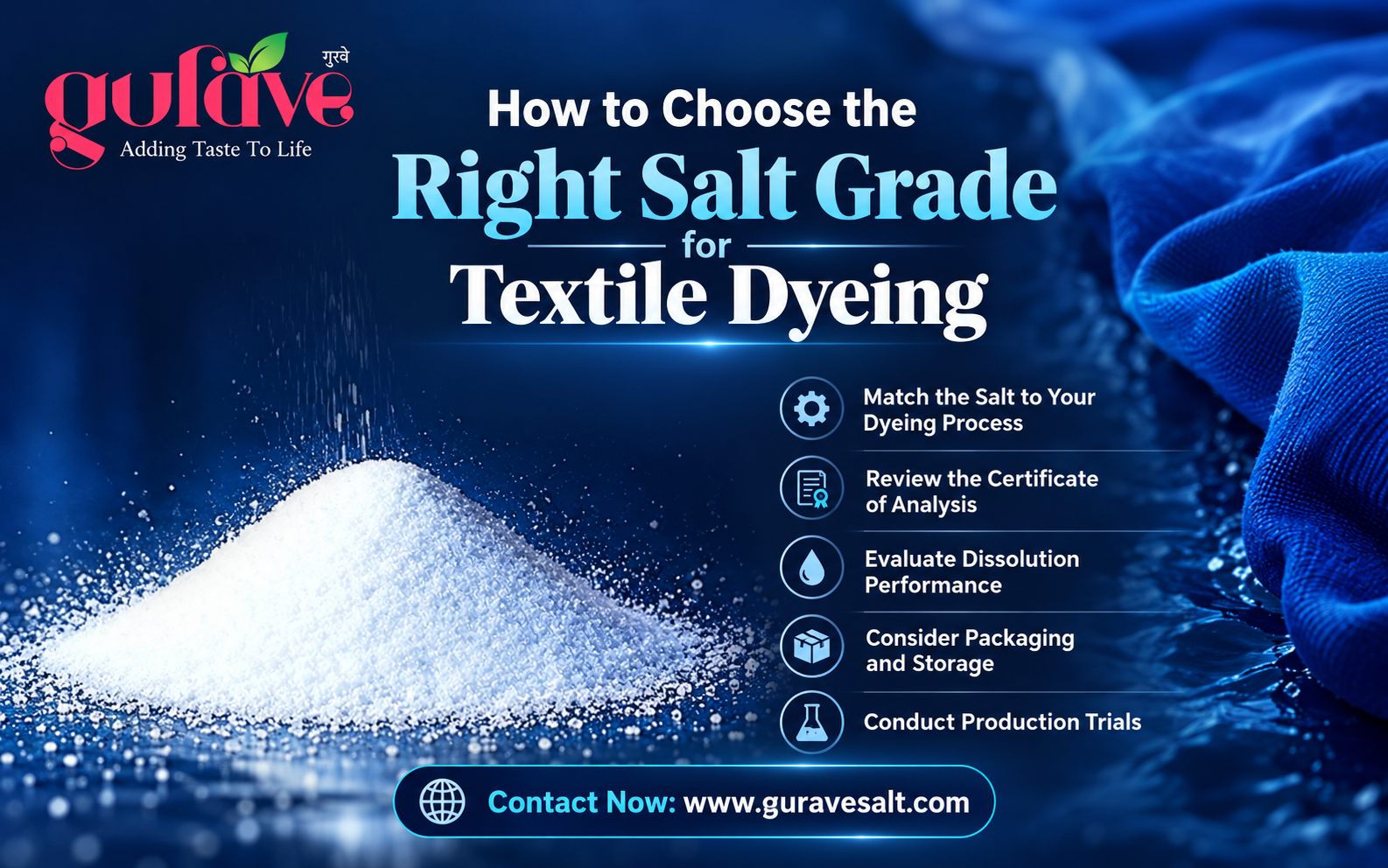 textile dyeing salt